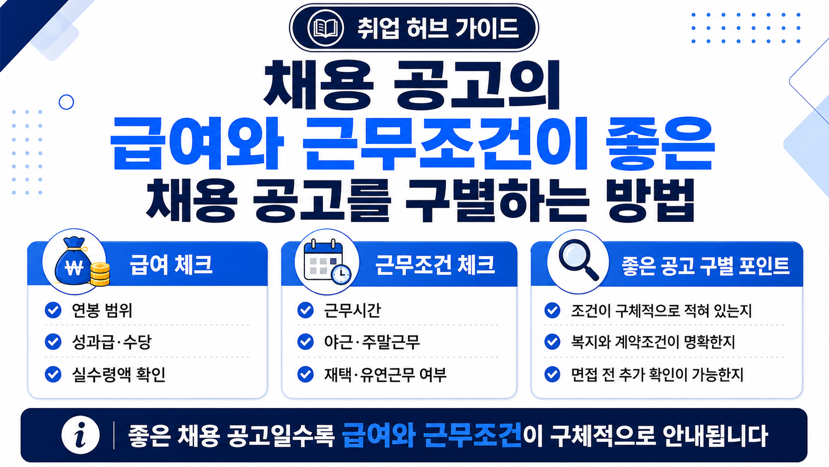 채용 공고 구별 가이드