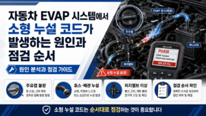 자동차 EVAP 시스템에서 소형 누설 코드가 발생하는 원인과 점검 순서 썸네일
