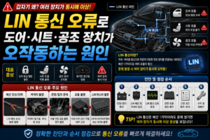 자동차 LIN 통신 오류로 도어·시트·공조 장치가 오작동하는 원인 썸네일