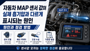 자동차 MAP 센서 값이 실제 흡기압과 다르게 표시되는 원인과 점검 방법 썸네일