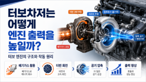 터보차저는 어떻게 엔진 출력을 높일까 터보 엔진의 구조와 작동 원리 썸네일